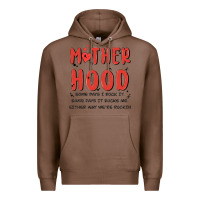Chestnut motherhood some day i rock it Premium Hoodie - MaliasSmallBusiness
