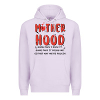 Lilac motherhood some day i rock it Premium Hoodie - MaliasSmallBusiness