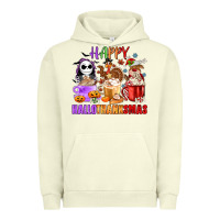 Pigment Pistachio happy hallothanksmas Urban Hoodie - MaliasSmallBusiness