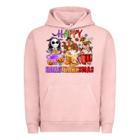Pigment Salmon happy hallothanksmas Urban Hoodie - MaliasSmallBusiness