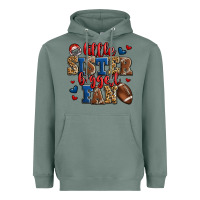 Sage little sister biggest fan american football Heavyweight Hoodie - Jasminsmagicworld