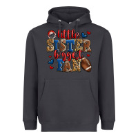 Smoke little sister biggest fan american football Heavyweight Hoodie - Jasminsmagicworld