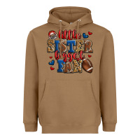 Toasted Coconut little sister biggest fan american football Heavyweight Hoodie - Jasminsmagicworld
