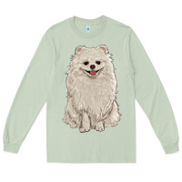 Matcha white pomeranian Long Sleeve Tee - RanaPortraitStore