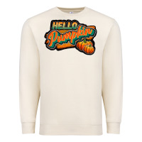 Sandshell hello pumpkin black Premium Sweatshirt - JahusDesignShop