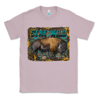 Lilac stay wild aztec bison Classic Tee - RanaPortraitStore