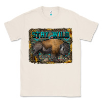 Stay Wild Aztec Bison Classic Tee | Teevron