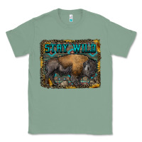 Sage stay wild aztec bison Classic Tee - RanaPortraitStore