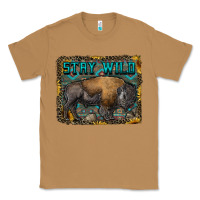 Toasted Coconut stay wild aztec bison Classic Tee - RanaPortraitStore