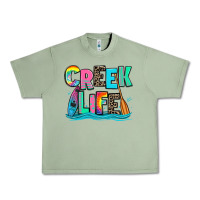 Oil Green creek life kayaking Urban Heavy Tee - Zillion Design Studio