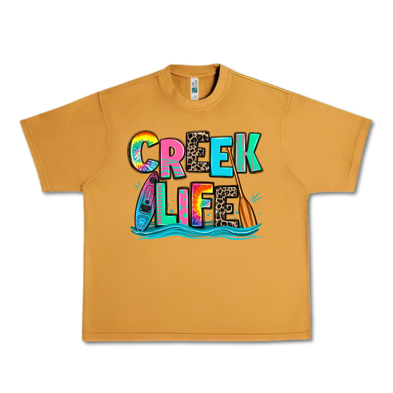 Creek Life Kayaking Urban Heavy Tee by Zillion Design Studio | Teevron