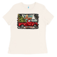 Bone christmas truck Ladies Tee - BarkalooDesign