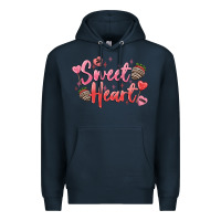 Navy sweet heart Premium Hoodie - MaliasSmallBusiness