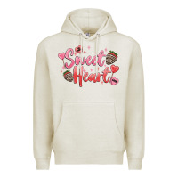 Oatmeal Heather sweet heart Premium Hoodie - MaliasSmallBusiness
