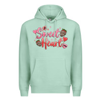 Seafoam sweet heart Premium Hoodie - MaliasSmallBusiness