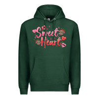 Sports Green sweet heart Premium Hoodie - MaliasSmallBusiness