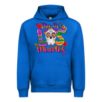 Cobalt dia de los muertos Urban Hoodie - MaliasSmallBusiness