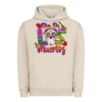 Pigment French Oak dia de los muertos Urban Hoodie - MaliasSmallBusiness