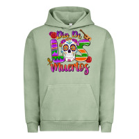 Pigment Oil Green dia de los muertos Urban Hoodie - MaliasSmallBusiness