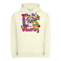 Pigment Pistachio dia de los muertos Urban Hoodie - MaliasSmallBusiness