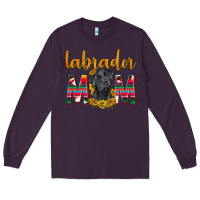 Plum western labrador retriever mom Long Sleeve Tee - texasbilliewilder