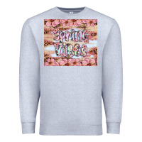 Heather Grey spring vibes Premium Sweatshirt - Artiststas