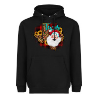 Black santa texas map Heavyweight Hoodie - JahusDesignShop