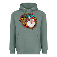Sage santa texas map Heavyweight Hoodie - JahusDesignShop