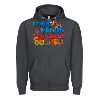 Smoke loud and proud basketball mom Zipper Hoodie - HRA Design Shop