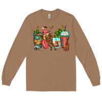 Toasted Coconut cowgirl coffee cups Long Sleeve Tee - Zillion Design Studio