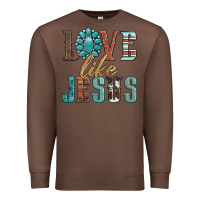 Chestnut love like jesus Premium Sweatshirt - Artiststas