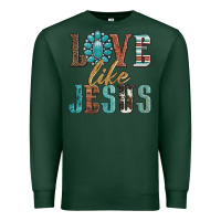 Sports Green love like jesus Premium Sweatshirt - Artiststas