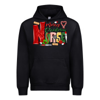 Black merry christmas nurse Urban Hoodie - MaliasSmallBusiness