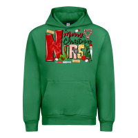 Emerald merry christmas nurse Urban Hoodie - MaliasSmallBusiness