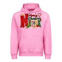 Fuchsia Pink merry christmas nurse Urban Hoodie - MaliasSmallBusiness