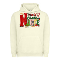 Pigment Pistachio merry christmas nurse Urban Hoodie - MaliasSmallBusiness