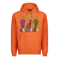 Carrot i'm just here for the crawfish Premium Hoodie - MaliasSmallBusiness