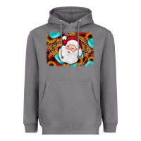 Storm santa background Heavyweight Hoodie - JahusDesignShop