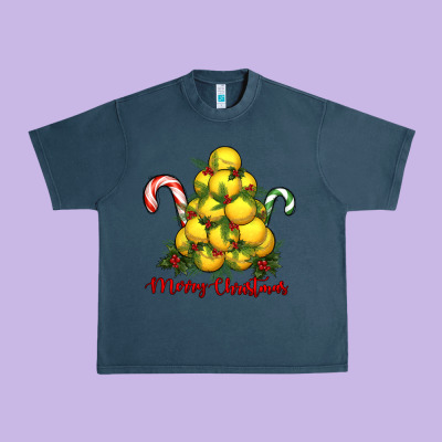 Urban Heavy Tee merry christmas lacrosse