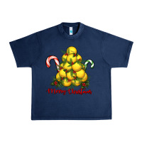 Navy merry christmas lacrosse Urban Heavy Tee - RanaPortraitStore