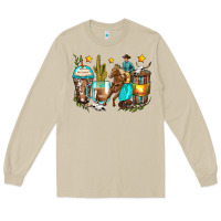 Mushroom cowboy coffee cups Long Sleeve Tee - Zillion Design Studio