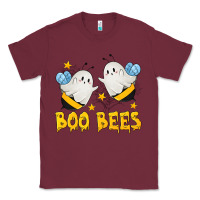 Burgundy Boo Bees Classic Tee - texasbilliewilder