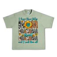 Oil Green i have three tittles mom grandma great grandma Urban Heavy Tee - Zillion Design Studio