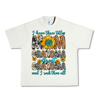 I Have Three Tittles Mom Grandma Great Grandma Urban Heavy Tee | Teevron