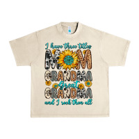 Sandshell i have three tittles mom grandma great grandma Urban Heavy Tee - Zillion Design Studio
