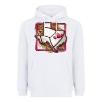 White leopard volleyball texas map Heavyweight Hoodie - Jasminsmagicworld