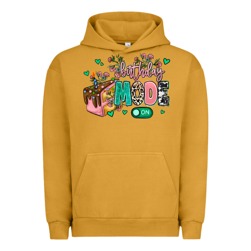 Birthday Mode On Urban Hoodie by MaliasSmallBusiness | Teevron