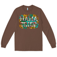 Chestnut western mama tried with sunflowers and gemstone Long Sleeve Tee - texasbilliewilder