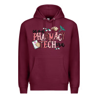 Burgundy in my pharmacy tech era Premium Hoodie - MaliasSmallBusiness