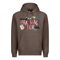Coffee in my pharmacy tech era Premium Hoodie - MaliasSmallBusiness